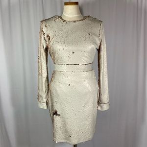 Double Sequin mini dress